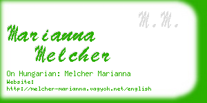 marianna melcher business card